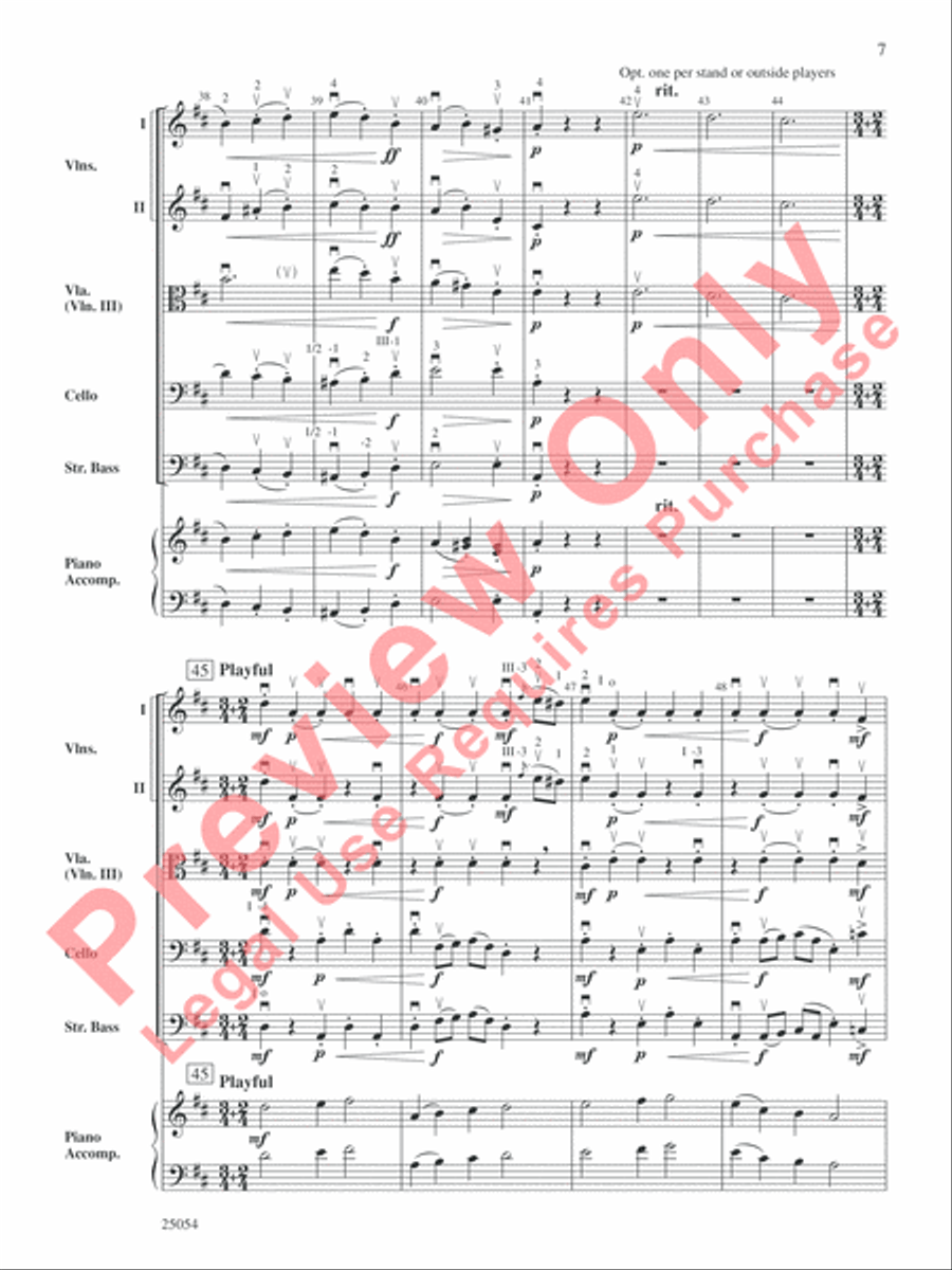 Two Beethovian Sketches Two Beethovian Sketches String Orchestra scores gallery preview page 9