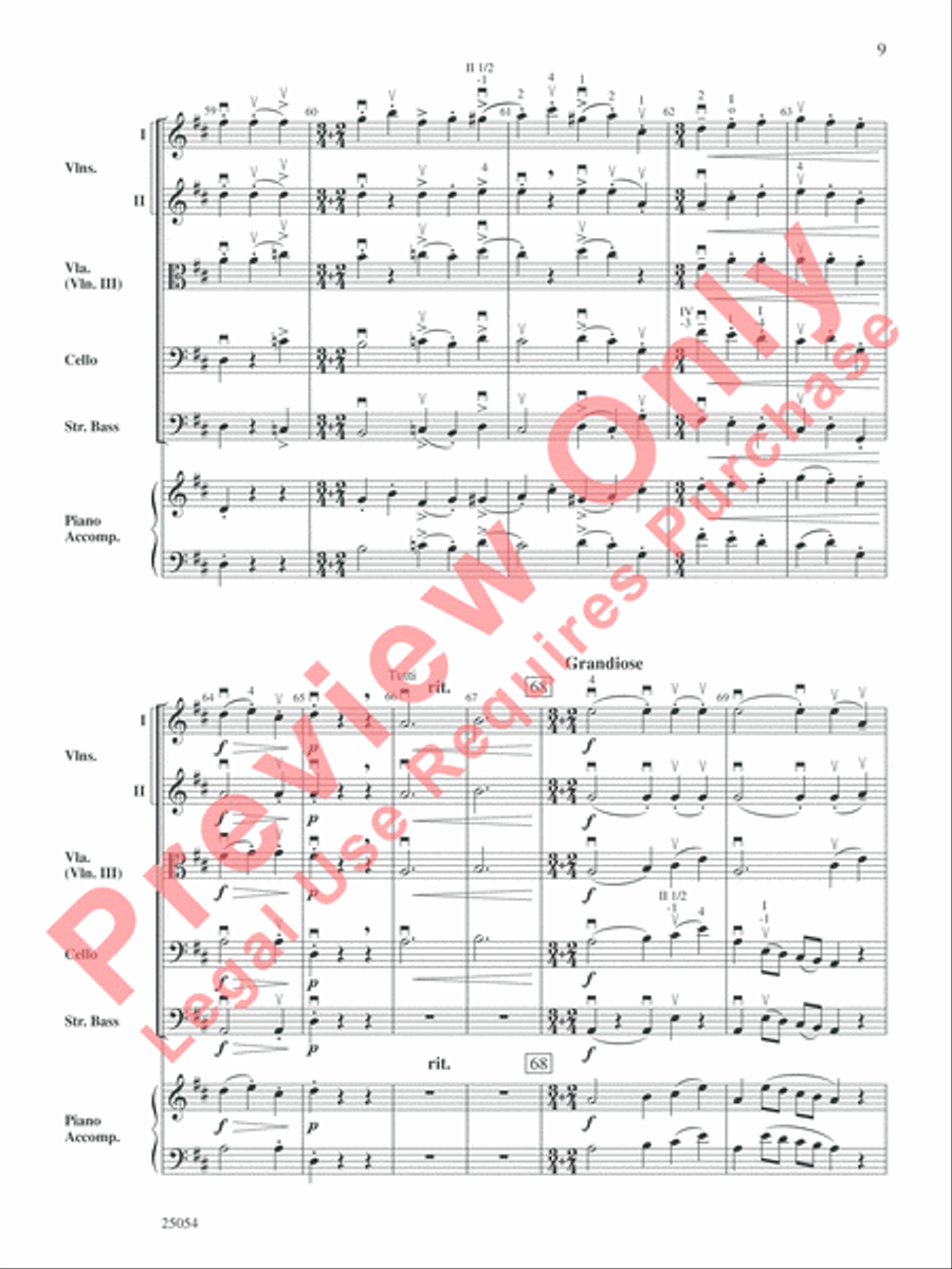 Two Beethovian Sketches Two Beethovian Sketches String Orchestra scores gallery preview page 11