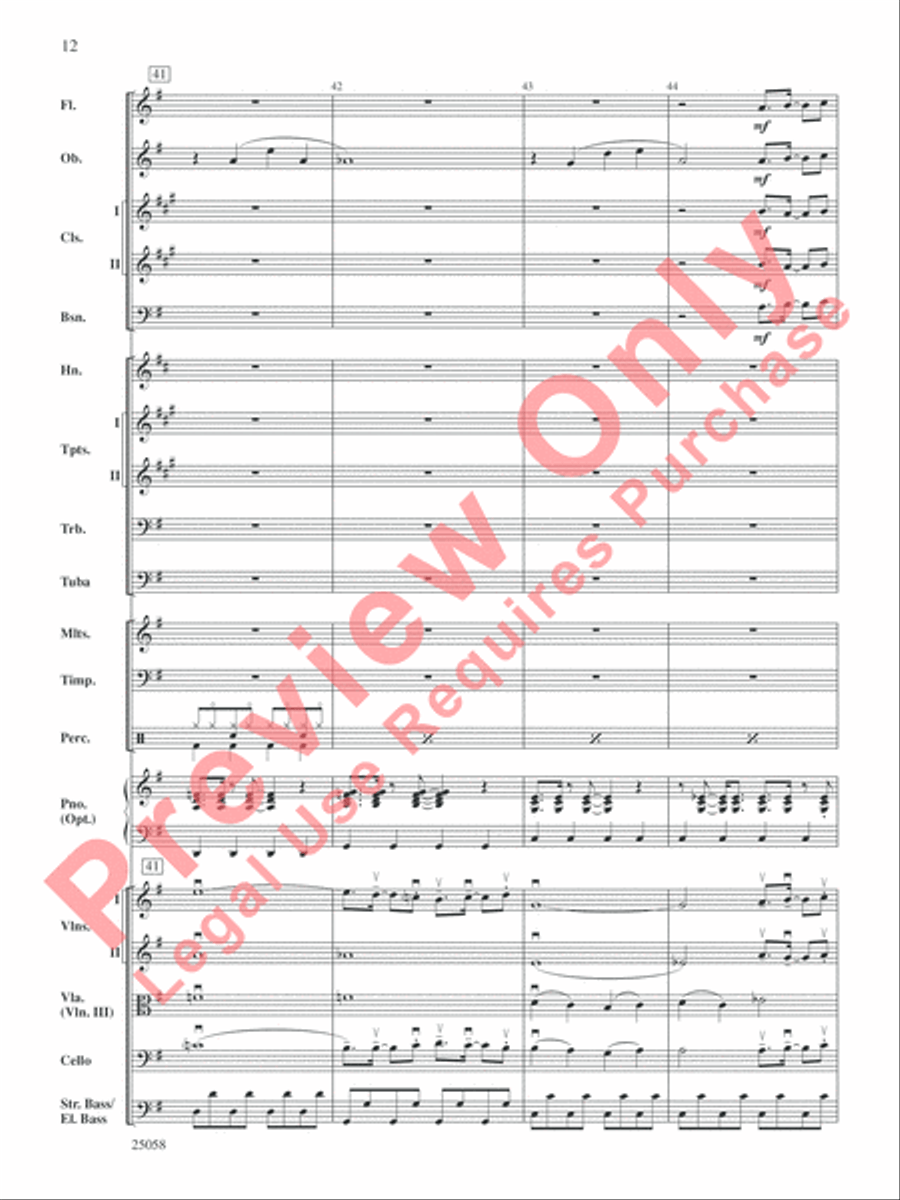 City Nights City Nights Full Orchestra scores gallery preview page 13