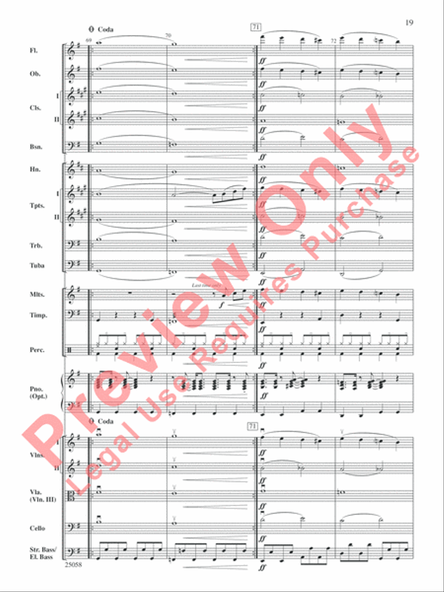 City Nights City Nights Full Orchestra scores gallery preview page 20