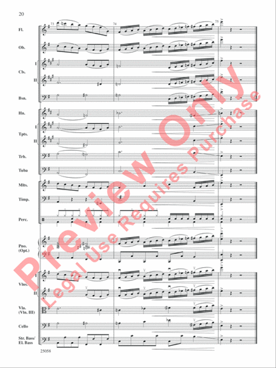 City Nights City Nights Full Orchestra scores gallery preview page 21