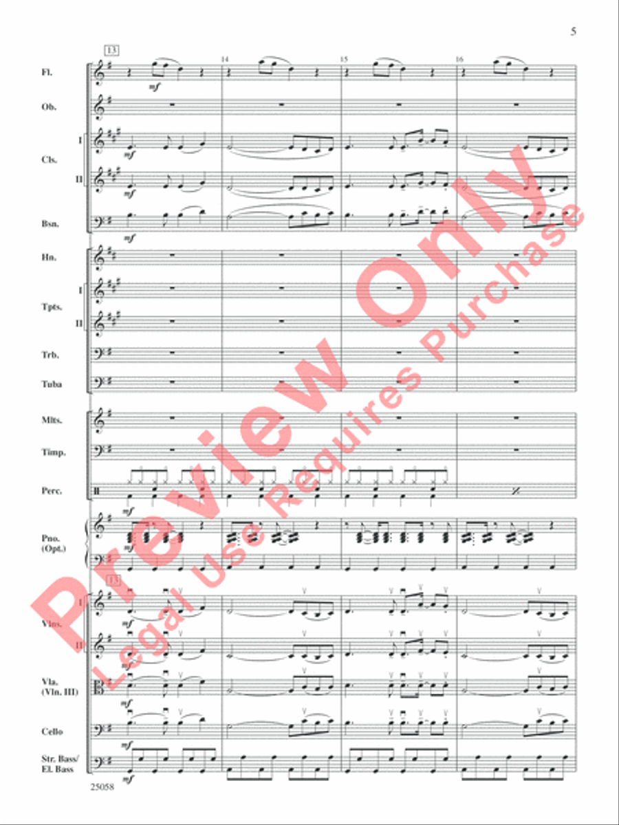 City Nights City Nights Full Orchestra scores gallery preview page 6