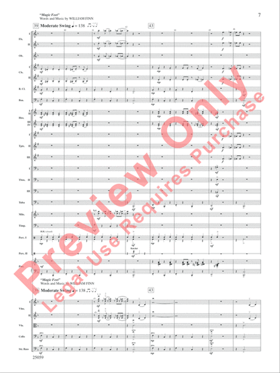 The 25th Annual Putnam County Spelling Bee, Selections from Full Orchestra scores gallery preview page 8