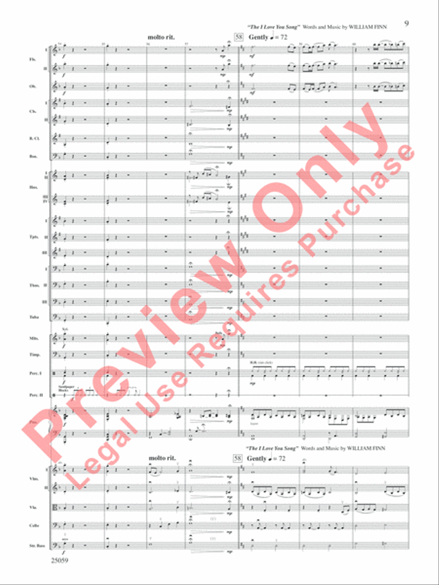 The 25th Annual Putnam County Spelling Bee, Selections from Full Orchestra scores gallery preview page 10