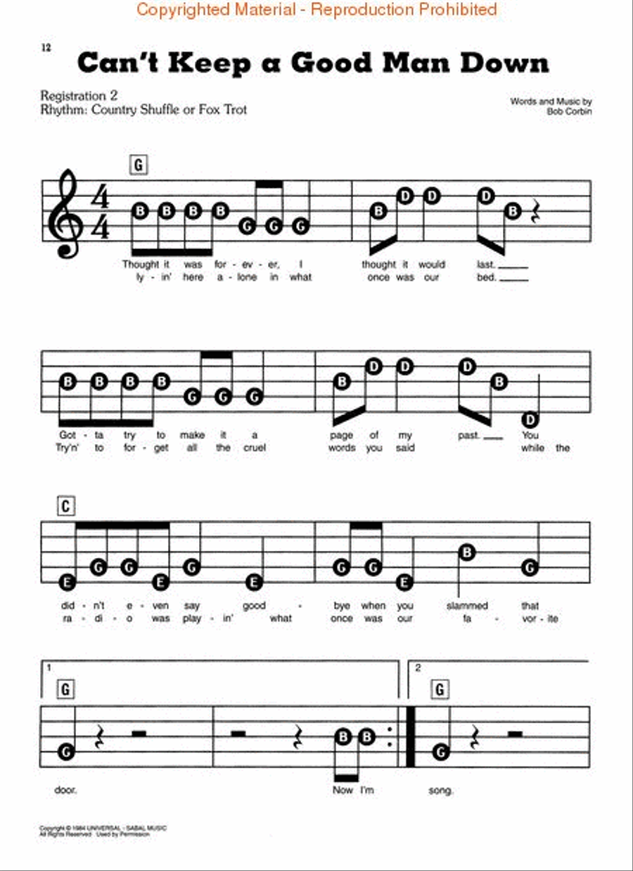 The Best of Alabama Electronic Keyboard scores gallery preview page 4