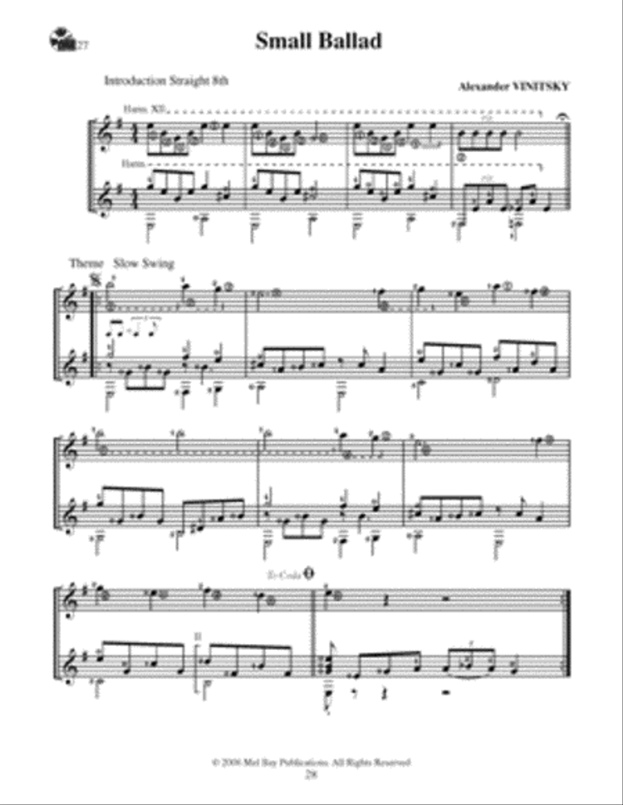 Jazz for Classic Guitar Made Easy Acoustic Guitar scores gallery preview page 4