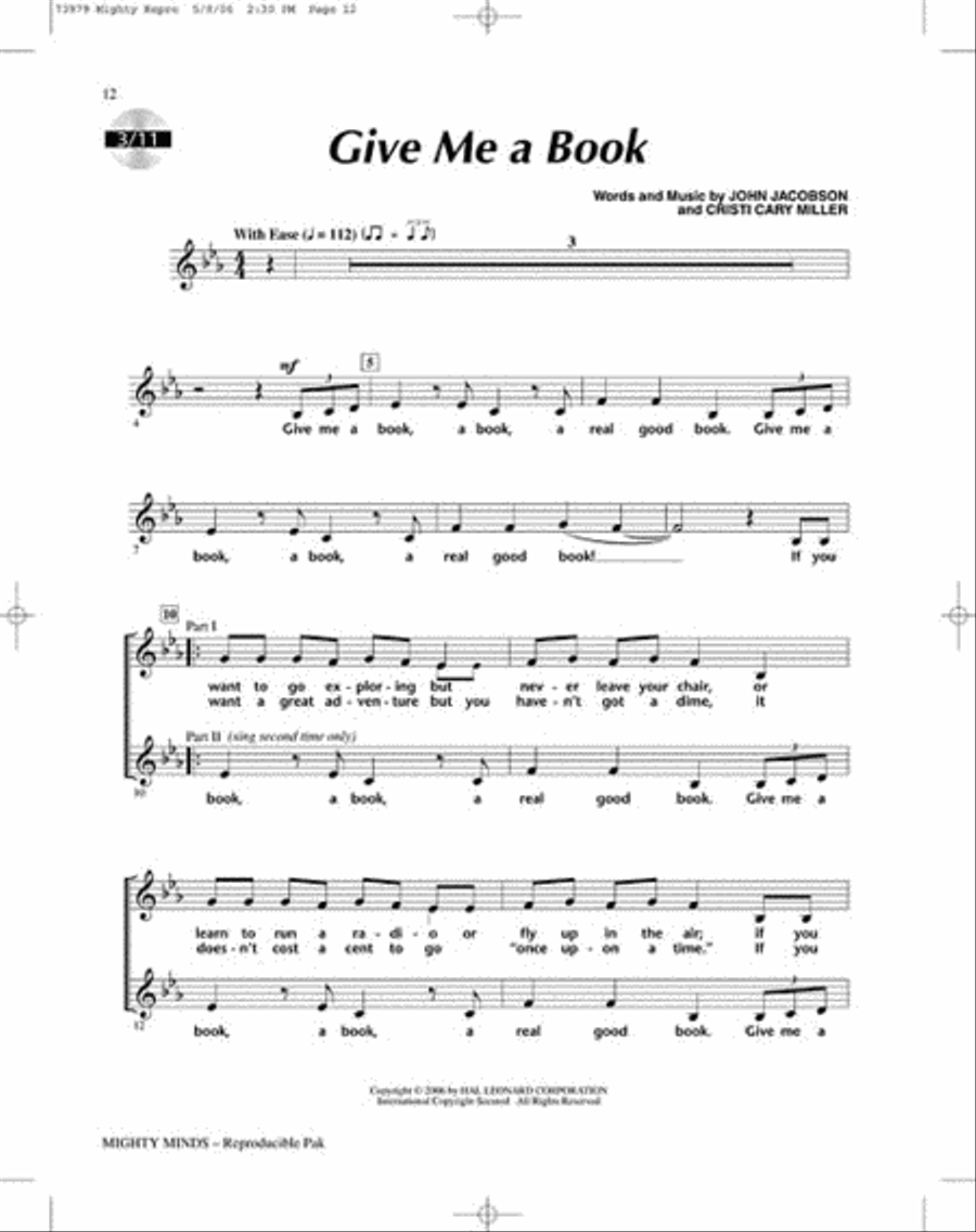 Mighty Minds! Choir scores gallery preview page 6