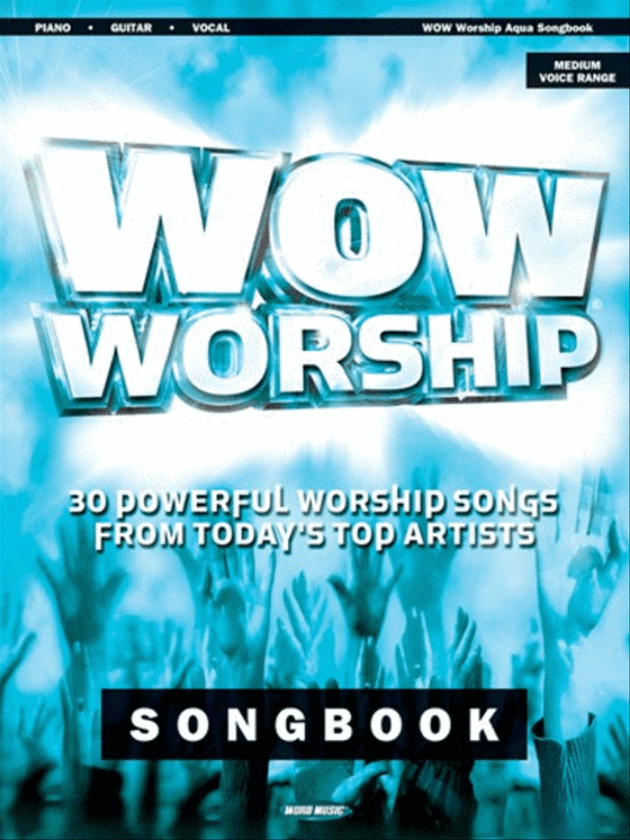 WOW Worship - Aqua Songbook Piano, Vocal, Guitar scores gallery preview page 1