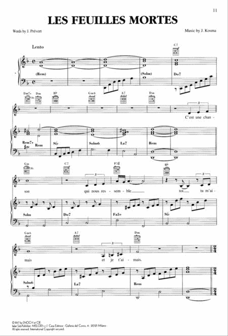 Amore Piano, Vocal, Guitar scores gallery preview page 2