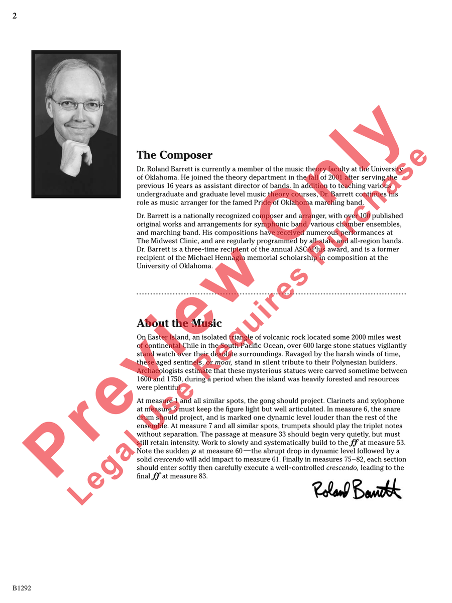 Sentinels Sentinels Concert Band scores gallery preview page 3