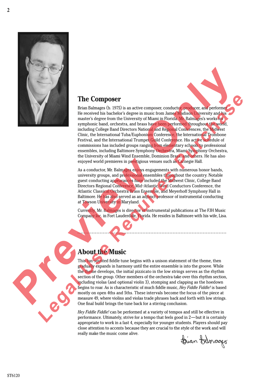 Hey Fiddle Fiddle! String Orchestra scores gallery preview page 2