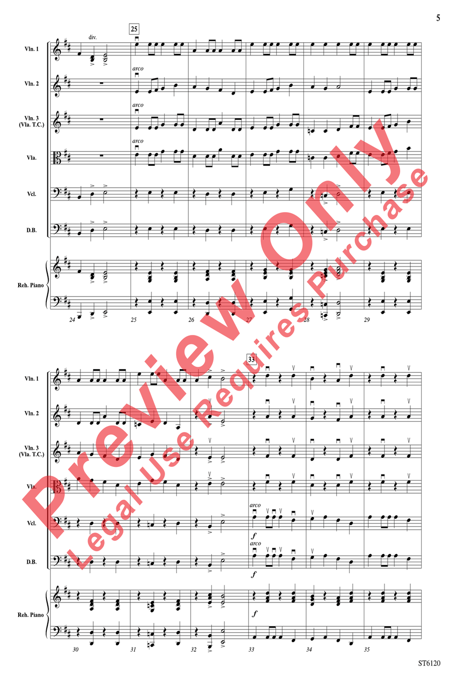 Hey Fiddle Fiddle! String Orchestra scores gallery preview page 5