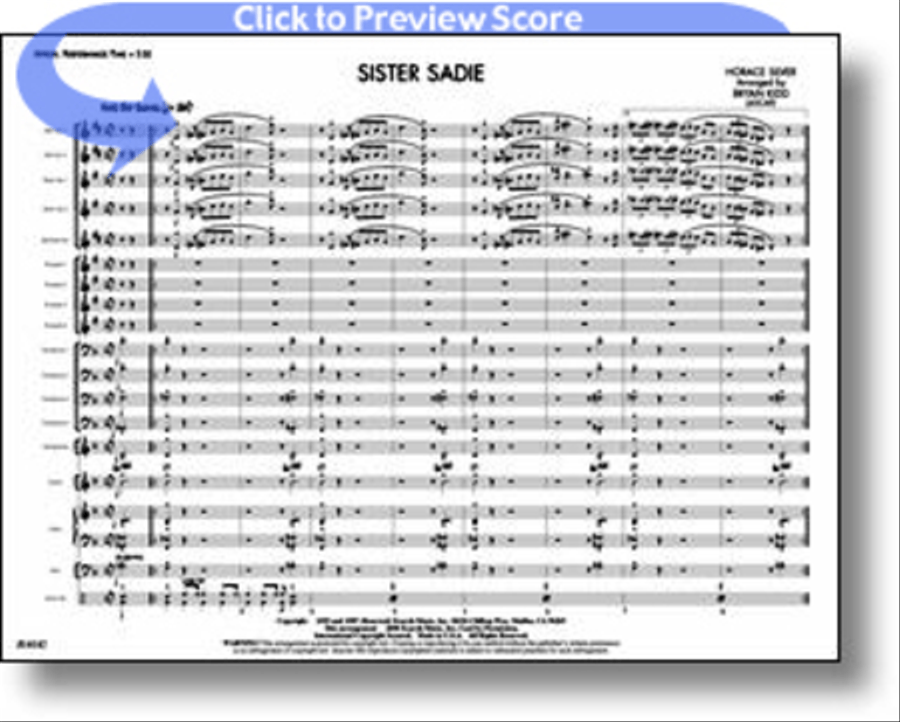 Sister Sadie Sister Sadie Jazz Ensemble scores gallery preview page 1