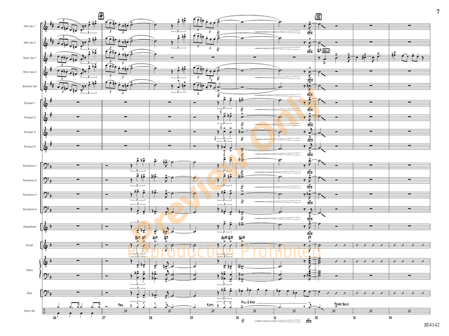 Sister Sadie Sister Sadie Jazz Ensemble scores gallery preview page 8