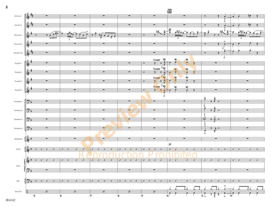 Sister Sadie Sister Sadie Jazz Ensemble scores gallery preview page 9