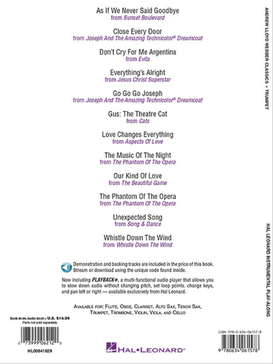 Andrew Lloyd Webber - Classics scores gallery preview page 4