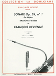 Sonate Op. 24, No. 1 en Do Majeur