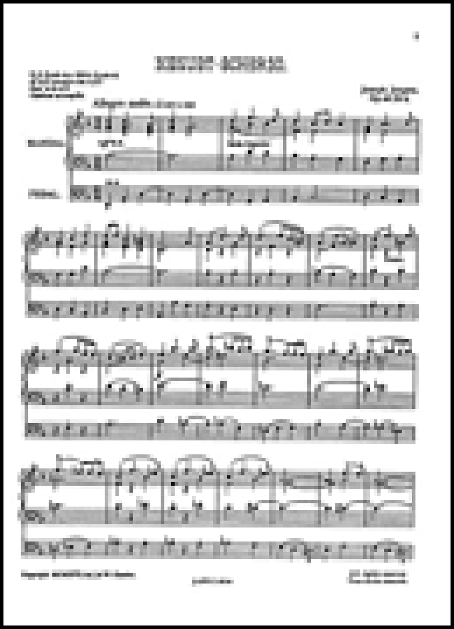 Joseph Jongen: Menuet-Scherzo Organ scores gallery preview page 1
