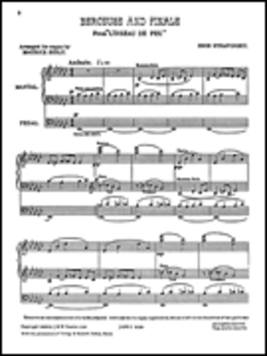 Igor Stravinsky: Berceuse And Finale From The Firebird (Organ) Organ scores gallery preview page 1