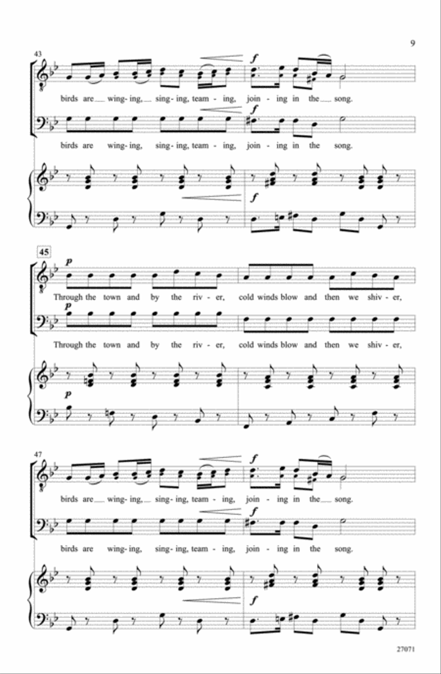 Sleigh Bells Sleigh Bells Men's Choir scores gallery preview page 10
