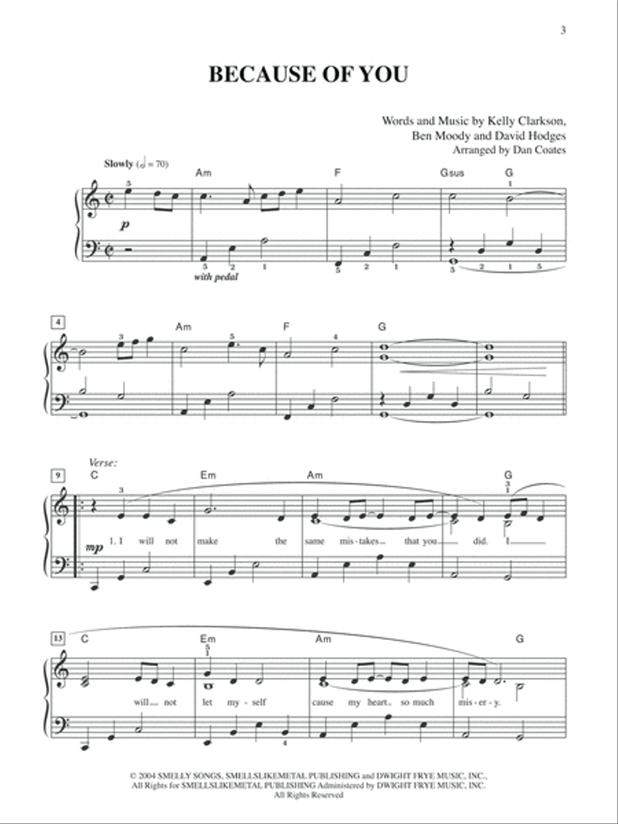 2000-2005 Best Pop Songs - Easy Piano Piano, Vocal, Guitar scores gallery preview page 2
