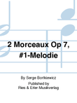 Deux Morceaux No. 1