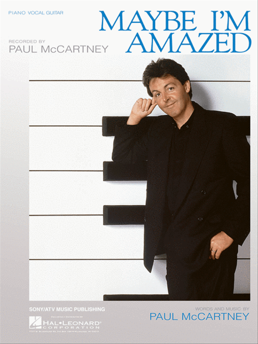 Maybe I'm Amazed Piano, Vocal, Guitar scores gallery preview page 1