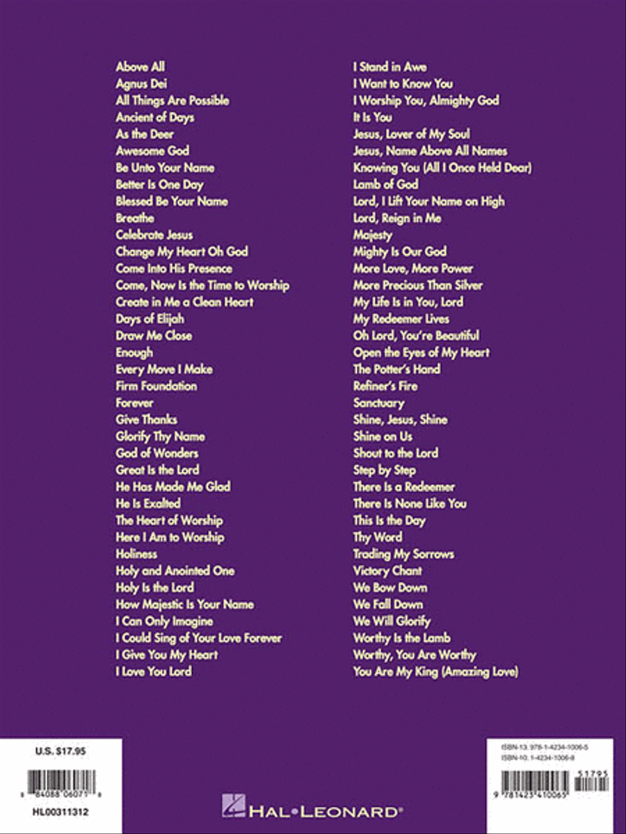 The Best Praise & Worship Songs Ever Easy Piano scores gallery preview page 2