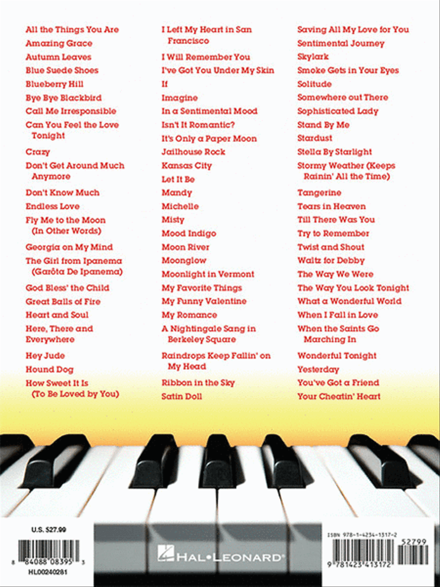 Scott The Piano Guy's Favorite Piano Fake Book Piano scores gallery preview page 6