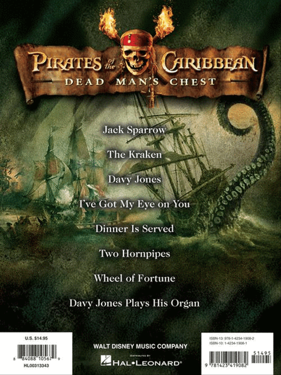 Pirates of the Caribbean – Dead Man's Chest Piano Solo scores gallery preview page 10