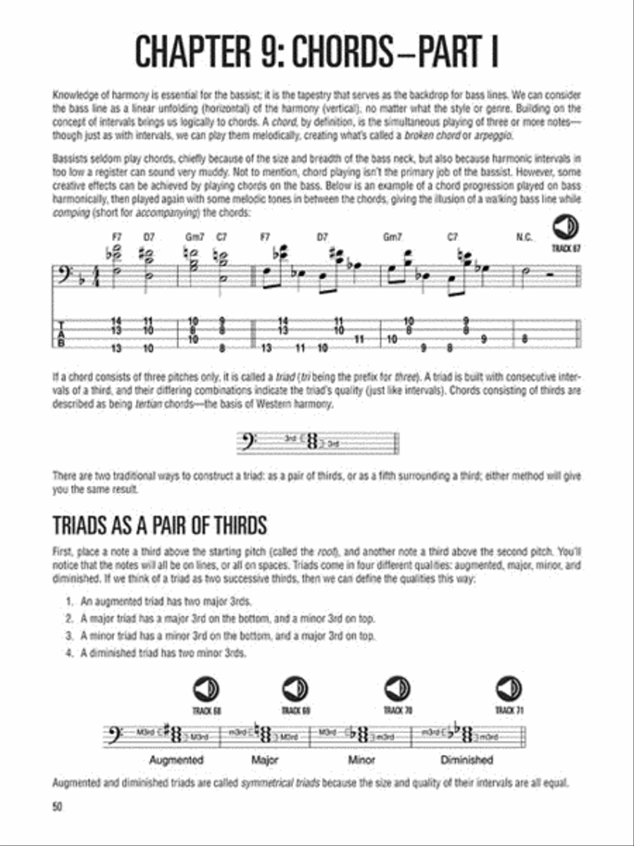 Music Theory for Bassists Bass Guitar Tablature scores gallery preview page 7