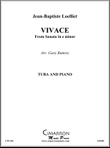 Vivace from Sonata in E minor