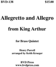 Allegretto and Allegro