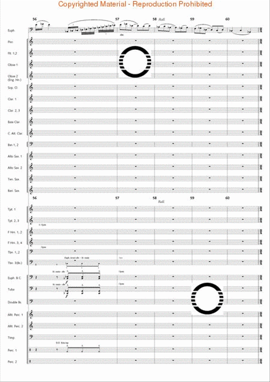 Fantasia di Falcone Fantasia di Falcone Concert Band scores gallery preview page 13