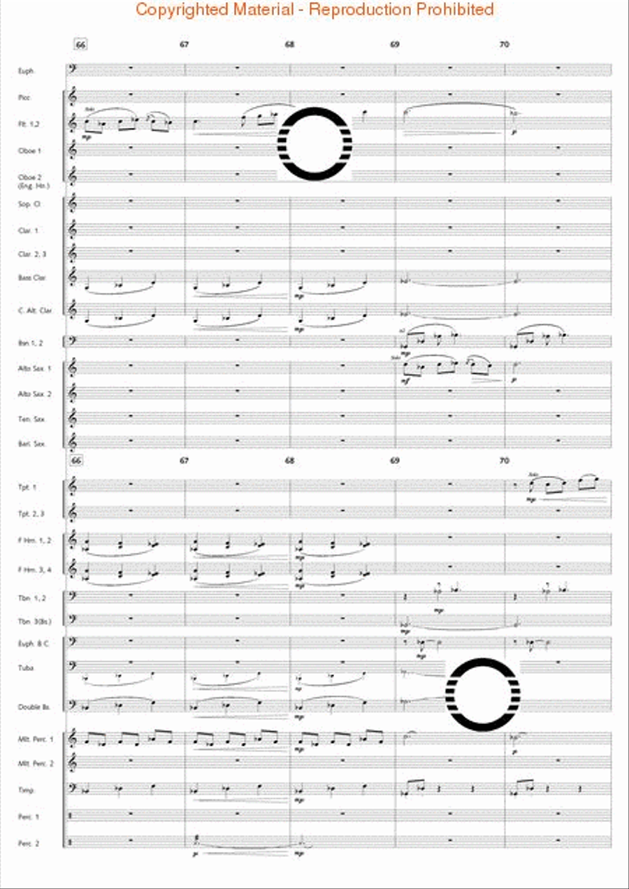 Fantasia di Falcone Fantasia di Falcone Concert Band scores gallery preview page 15
