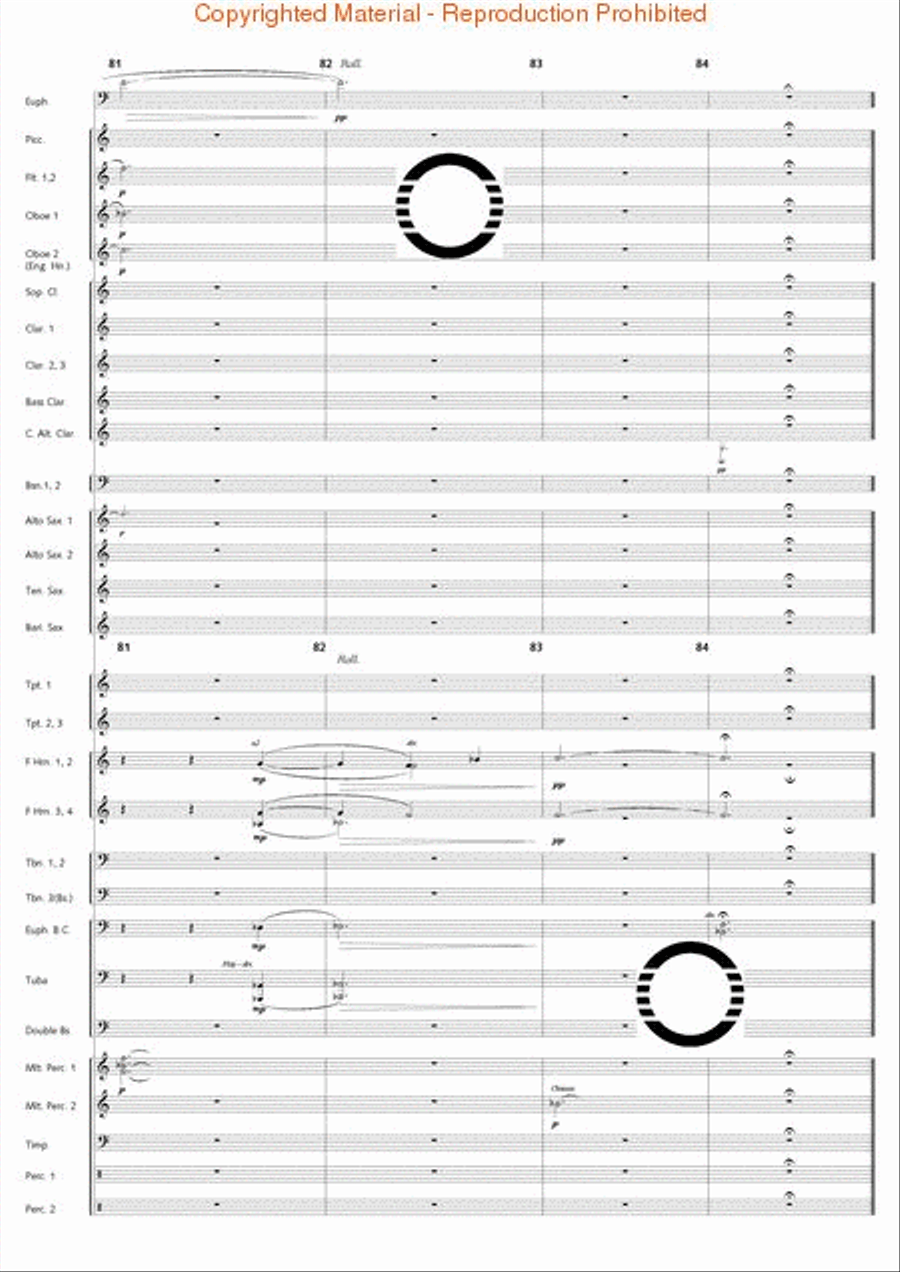 Fantasia di Falcone Fantasia di Falcone Concert Band scores gallery preview page 18