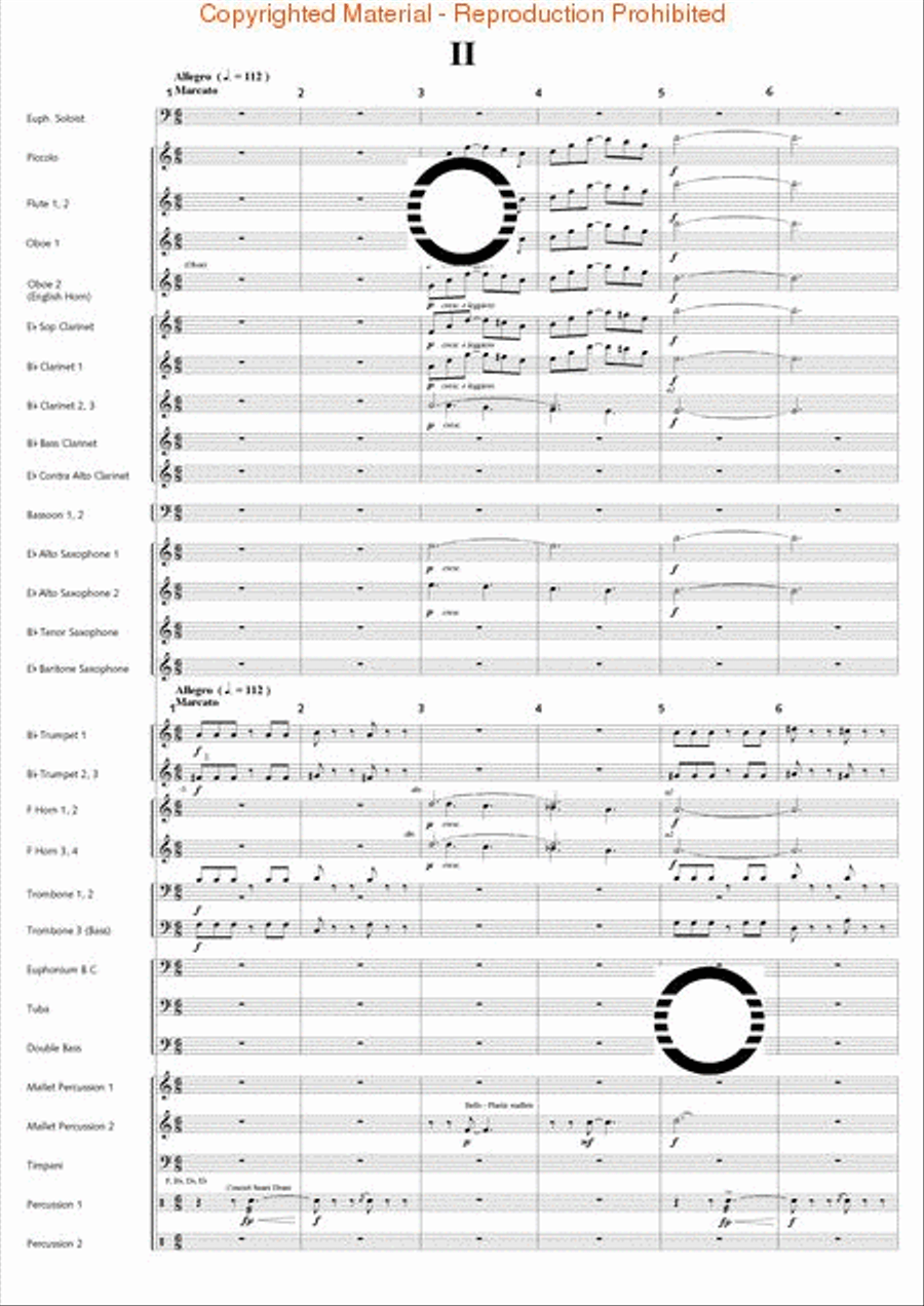Fantasia di Falcone Fantasia di Falcone Concert Band scores gallery preview page 19