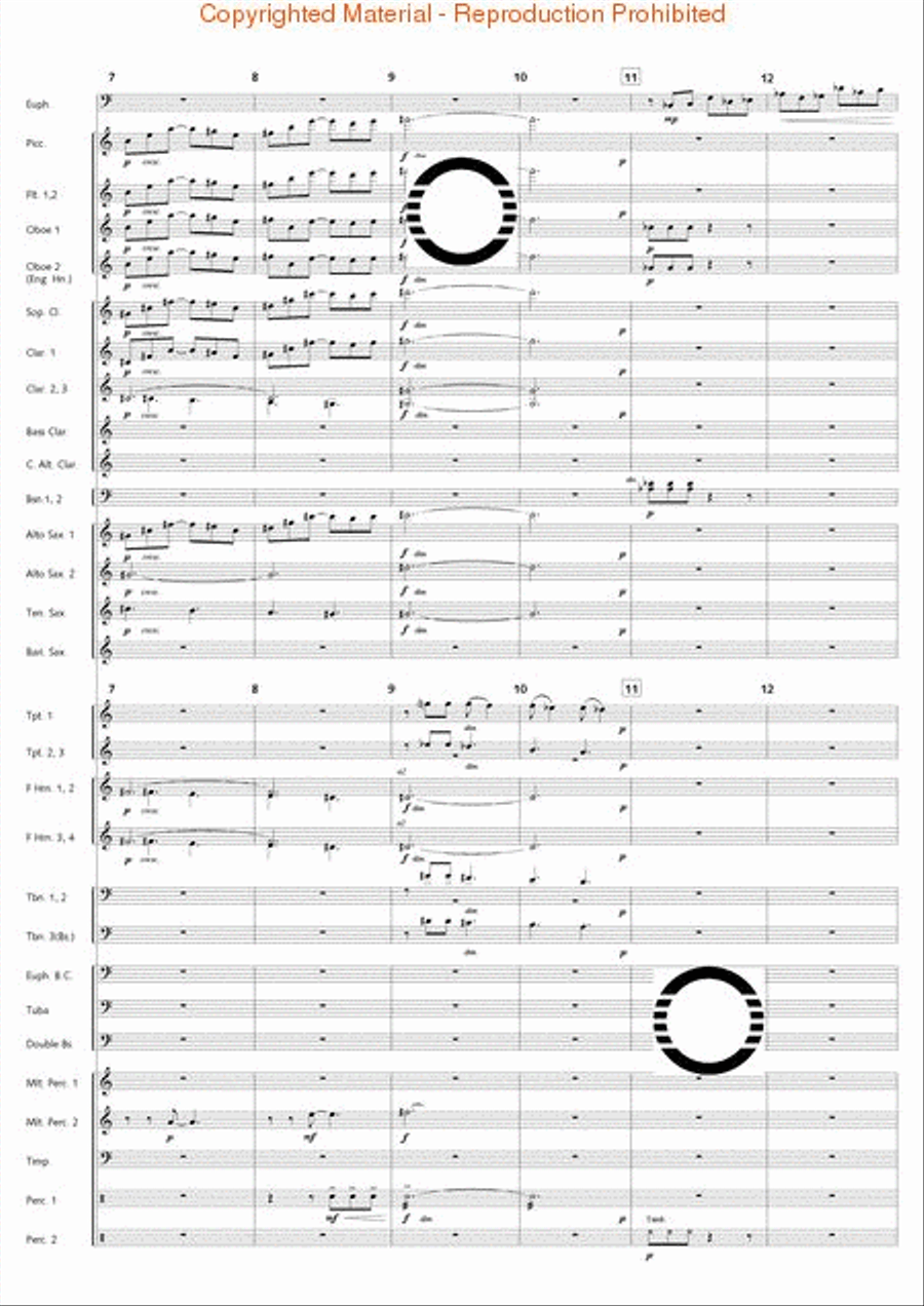 Fantasia di Falcone Fantasia di Falcone Concert Band scores gallery preview page 20