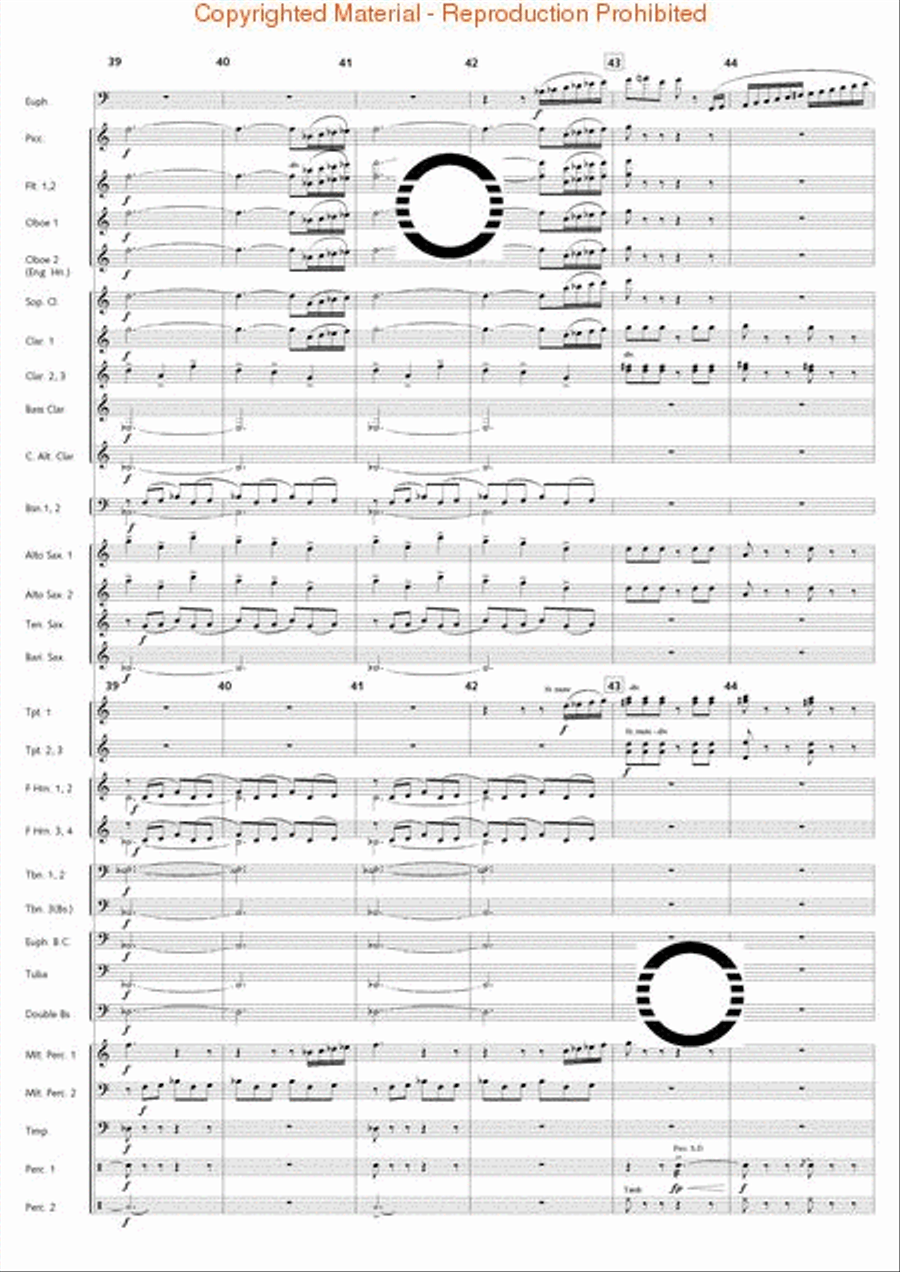 Fantasia di Falcone Fantasia di Falcone Concert Band scores gallery preview page 26