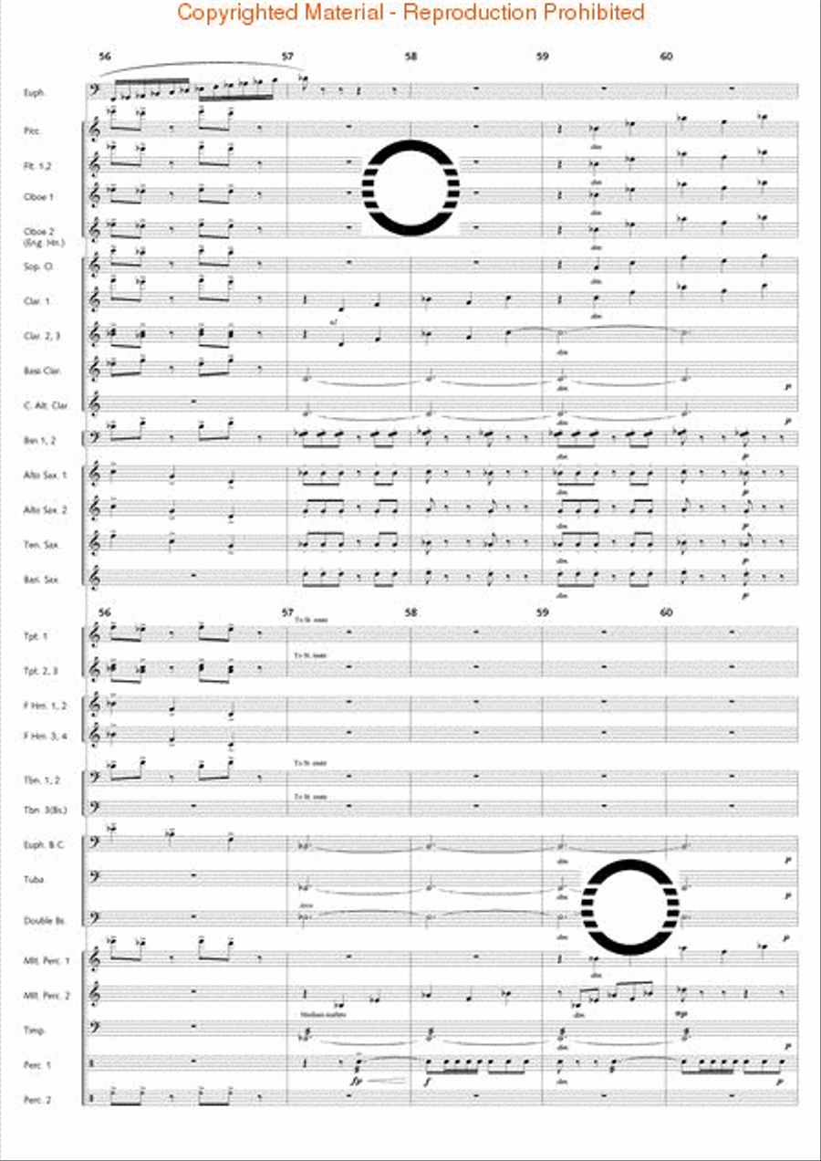 Fantasia di Falcone Fantasia di Falcone Concert Band scores gallery preview page 29