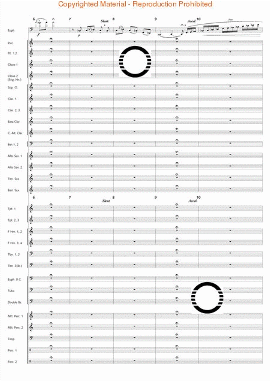 Fantasia di Falcone Fantasia di Falcone Concert Band scores gallery preview page 3