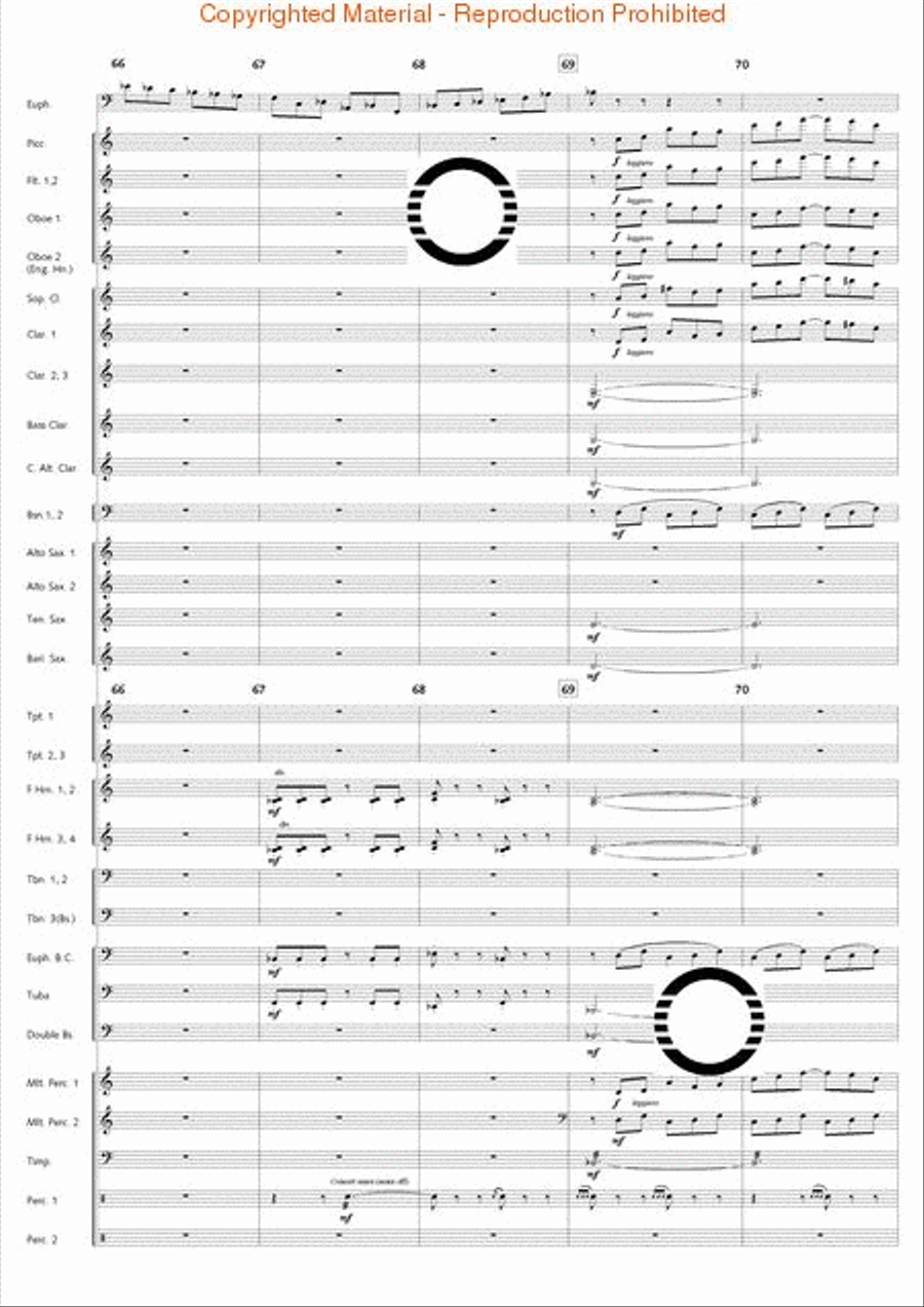 Fantasia di Falcone Fantasia di Falcone Concert Band scores gallery preview page 31