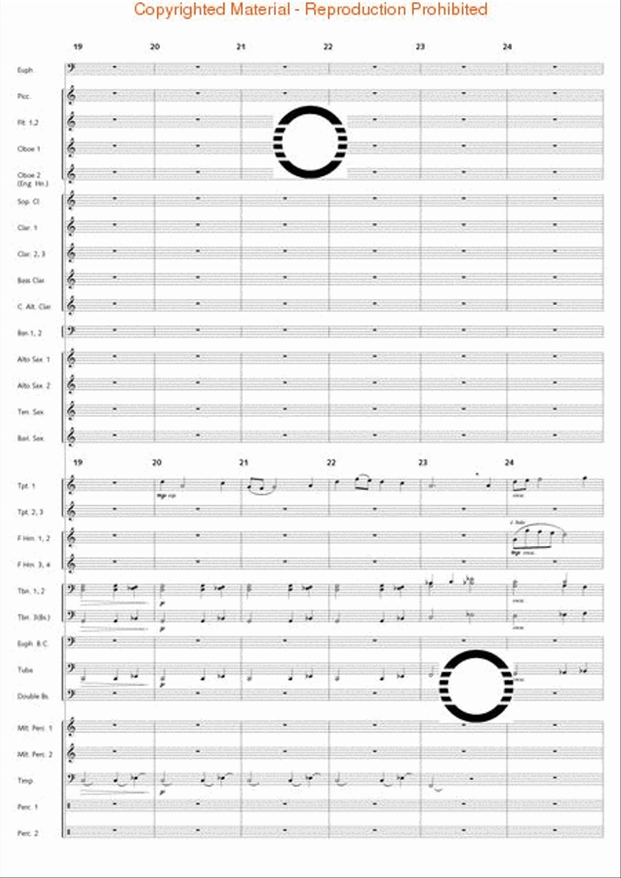 Fantasia di Falcone Fantasia di Falcone Concert Band scores gallery preview page 38