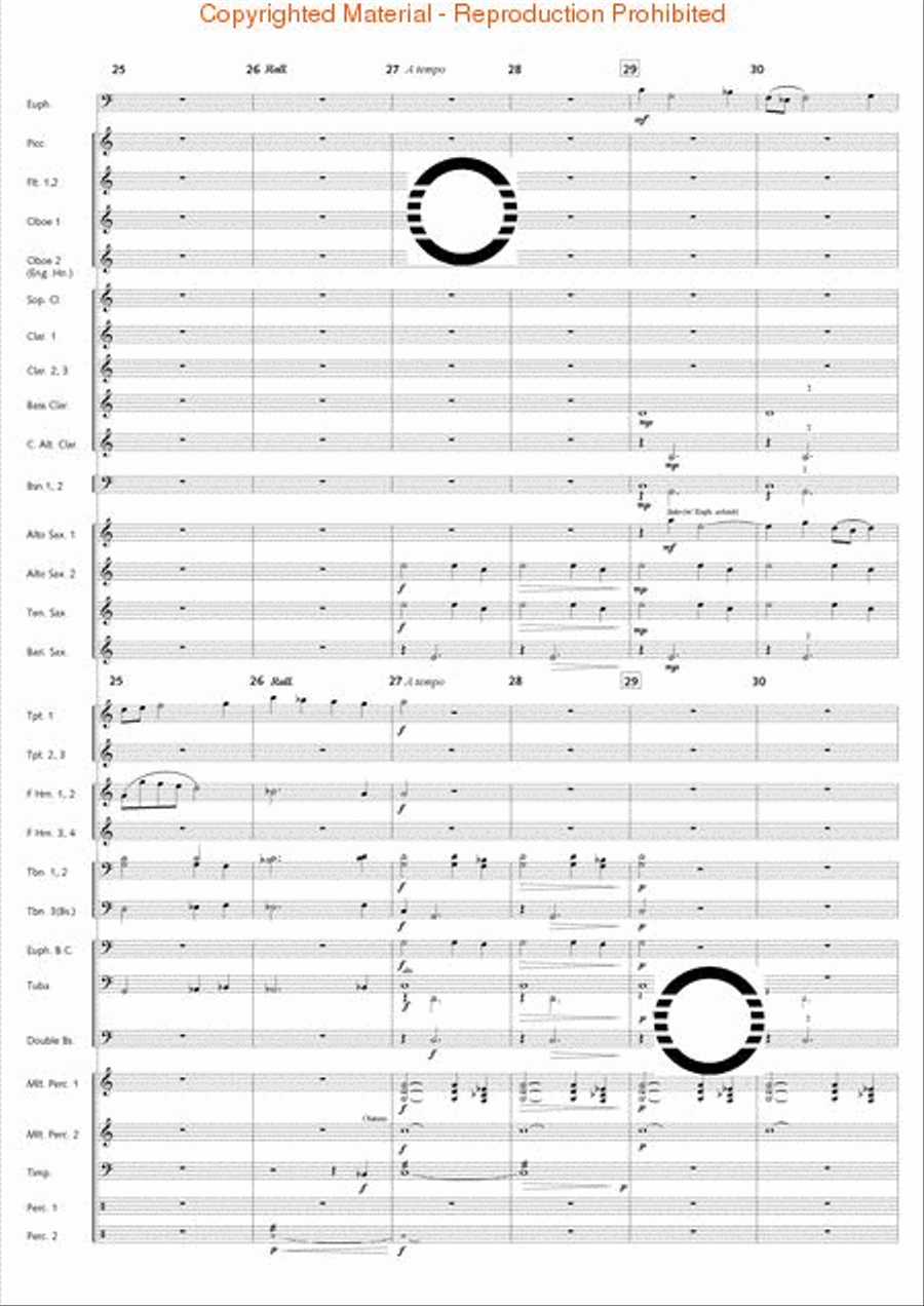 Fantasia di Falcone Fantasia di Falcone Concert Band scores gallery preview page 39