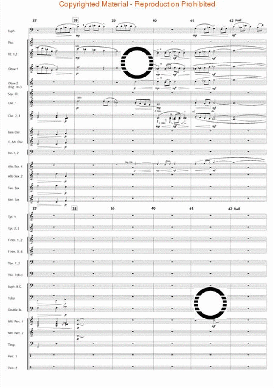 Fantasia di Falcone Fantasia di Falcone Concert Band scores gallery preview page 41