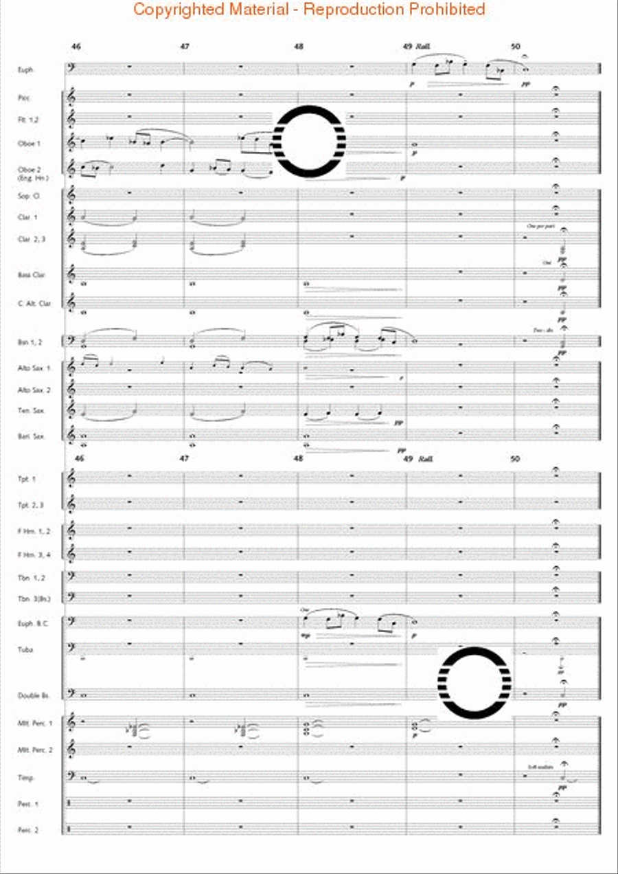 Fantasia di Falcone Fantasia di Falcone Concert Band scores gallery preview page 45