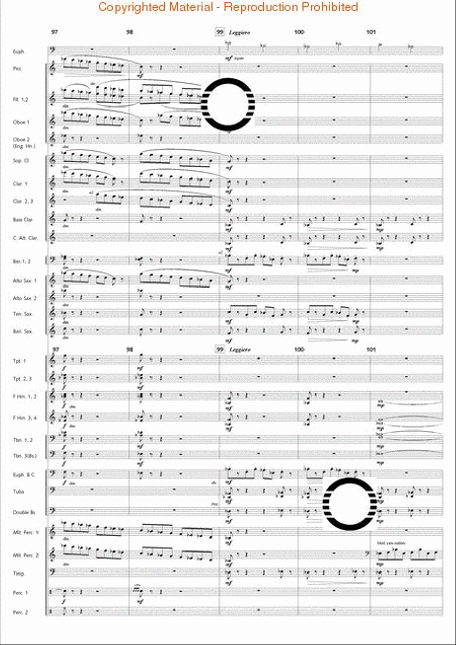 Fantasia di Falcone Fantasia di Falcone Concert Band scores gallery preview page 62