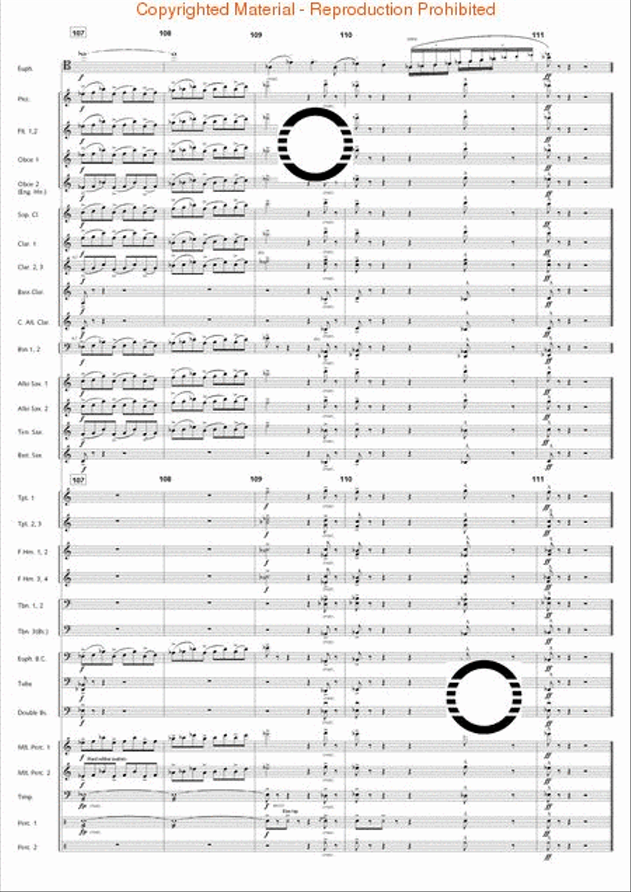 Fantasia di Falcone Fantasia di Falcone Concert Band scores gallery preview page 64