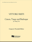 Canon, Tango and Burlesque