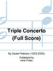 Triple Concerto (Additional Full Score)